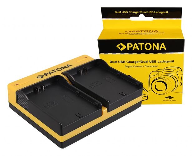 PATONA Dual charger f. JVC SSL-75 SSL-JVC50 SSL-JVC75 HM600 HM650, PATONA 191690 4055655216135