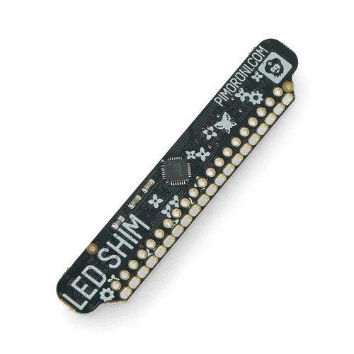 LED SHIM - 28 LED RGB - pHAT for Raspberry Pi - Pimoroni PIM354 PIM-18911 606034877603