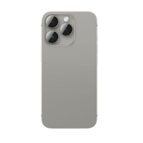 AmazingThing AR Aluminum 3 Lens Glass with Camera Lens Frame for iPhone 16 Pro / 16 Pro Max - Gray, AmazingThing IP16CAM3GYGLA IP16CAM3GYGLA