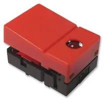 SWITCH, HINGED, SPST, ORG, RED LED B3J2200