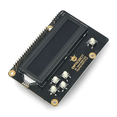 16x2 RGB LCD display I2C KeyPad for Raspberry Pi 3B+/4B - DFRobot DFR0514 DFR-19382 5904422346508