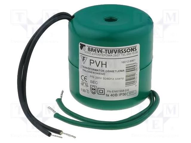 Transformer: toroidal; for halogen lamps; 60VA; 230VAC; 11.5V BREVE TUFVASSONS PVH60/230/11.5V