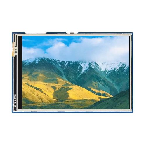 Resistive touch screen LCD IPS Display 3,5'' 480x320px - SPI - 65K RGB - for Raspberry Pi Pico - Waveshare 19907 WSR-19714 5904422347208
