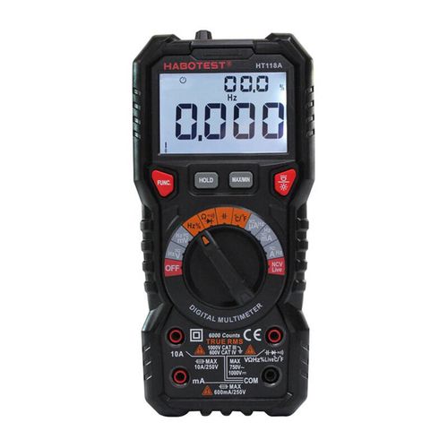 Digital Multimeter with Flashlight Habotest HT118A, True RMS, NCV, Habotest HT118A