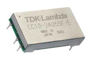 DC/DC CONVERTER, 24V I/P,5V O/P, 10W CC10-2405SF-E