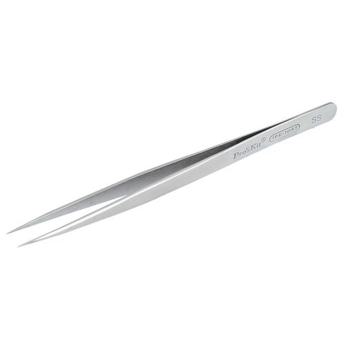 Fine Tip Straight Tweezer (140mm) 1PK-105T Pro'sKit 1PK-105T 4710810383113