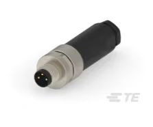 Standard Circular Connectors, Wire-to-Wire, 3 Position, Sealable, Wire & Cable, Signal, Brass, A Polarization Code, Polyamide 66 GF25, M8 Connector M8-MS-3CON-PG7-MU