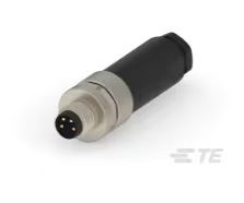 Standard Circular Connectors, Wire-to-Wire, 4 Position, Sealable, Wire & Cable, Signal, Brass, A Polarization Code, Polyamide 66 GF25, M8 Connector M8-MS-4CON-PG7-MU