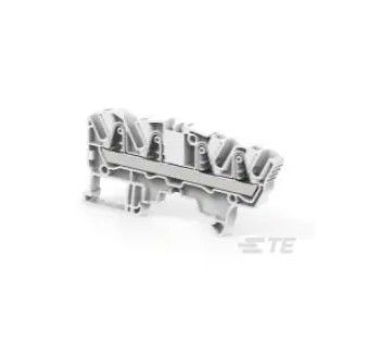 Terminal, spring push in, grey, 6mm, 4 positions, DIN rail mounted ENTRELEC 1SNK706012R0000