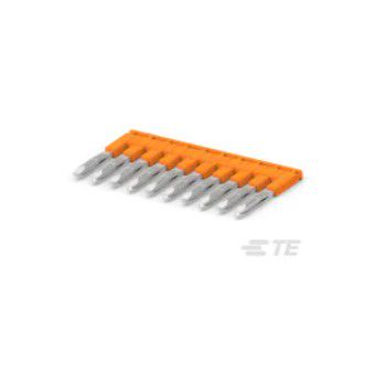 Shorting switch, 10 poles , orange 5.2mm ENTRELEC 1SNK905310R0000