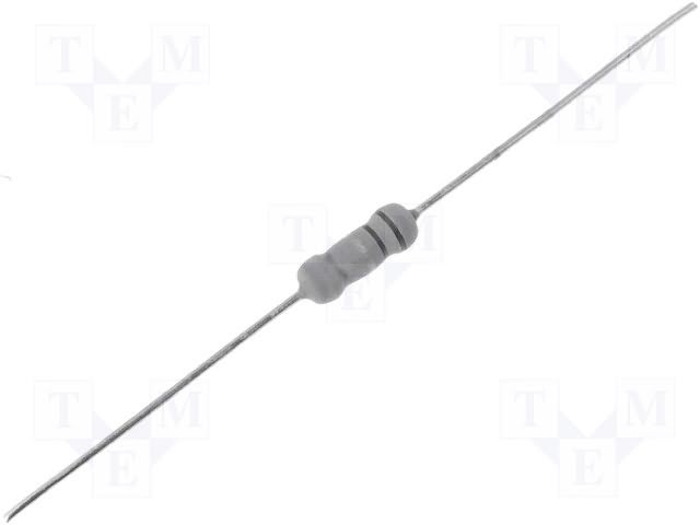 Resistor: metal oxide; THT; 12Ω; 1W; ±5%; Ø0.7x28mm; Ø3.5x10mm ROYALOHM 1W-12R