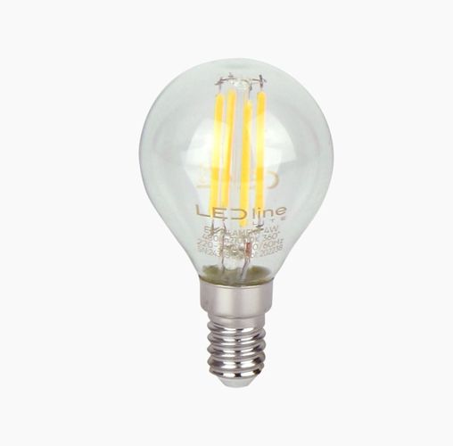 LED bulb E14 4W 2700K 480lm 220-240V FILAMENT G45 GLOBE LED line LITE  202221 5905378202221