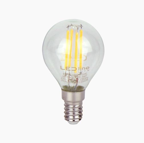 LED bulb E14 4W 4000K 480lm 220-240V FILAMENT G45 GLOBE LED line LITE 202238 5905378202238