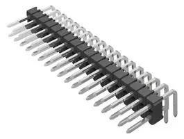 CONN, R/A HEADER, 6POS, 2ROW, 2.54MM TSW-103-08-L-D-RA .