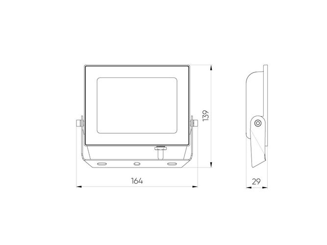 LED line LITE Floodlight LUMINO 30W 4000K 3000lm, IP65 203303 5905378203303