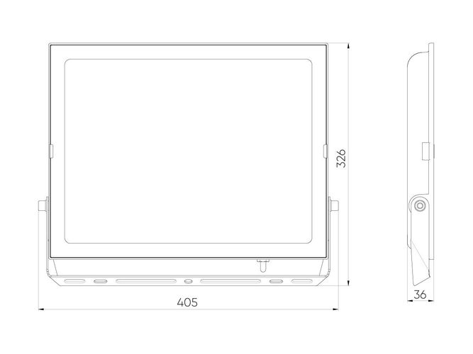 LED line LITE Floodlight LUMINO 200W 4000K 20000lm, IP65 203341 5905378203341