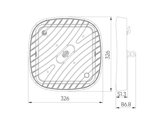 LED high bay ECOBEAM 230Vac, 200W, 20 000lm, 110°, IP65, 4000K, LED line LITE 203419