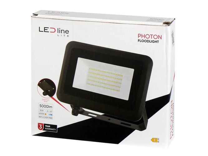 LED line LITE Floodlight PHOTON 50W 4000K 5000lm, IP65 203549 5905378203549