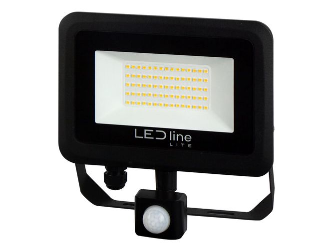 LED line LITE Floodlight PHOTON 100W 4000K 10000lm with motion sensor, IP65 203747 5905378203747