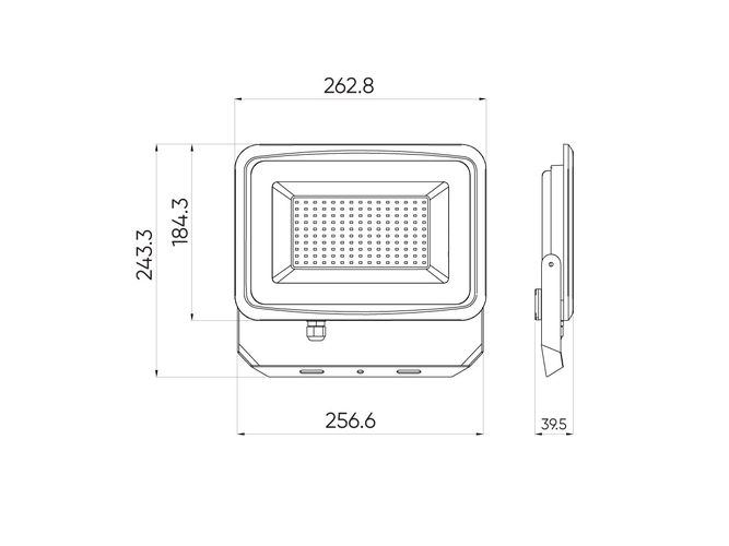 LED line LITE Floodlight PHOTON 100W 4000K 10000lm, IP65 203563 5905378203563