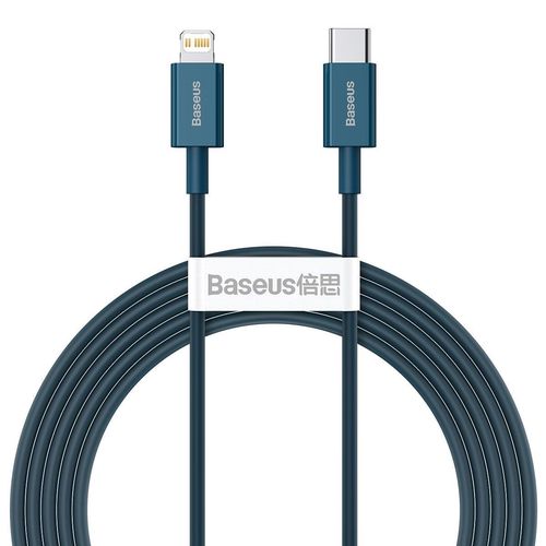 Baseus Superior Series Cable USB-C to iP, 20W, PD, 2m (blue), Baseus CATLYS-C03