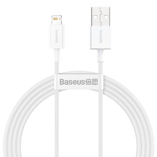 Baseus Superior Series Cable USB to Lightning 2.4A 1,5m (white), Baseus CALYS-B02