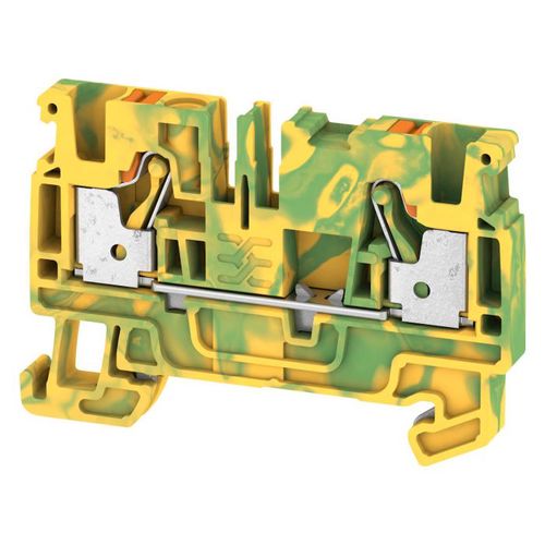 PE terminal A2C 4 PE, PUSH IN, 4 mm², green/yellow, Weidmuller 2051360000 4050118411645