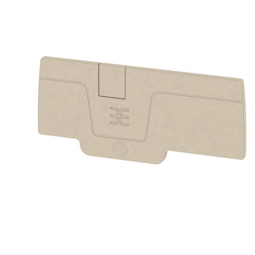 End plate (terminals), 71.9 mm x 2.1 mm, dark beige Weidmuller 2051720000 04050118411829