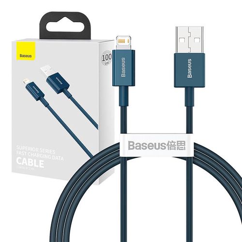 Baseus Superior Series Cable USB to iP 2.4A 1m (blue), Baseus CALYS-A03