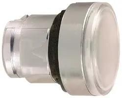 PB HEAD ILL FLUSH WHITE P/PUSH  LED ZB4BH013