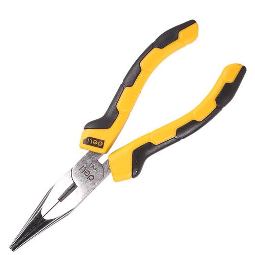 Long Nose Pliers 6" Deli Tools EDL2106 (yellow), Deli Tools EDL2106