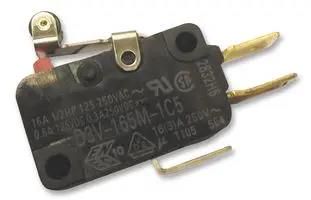 MICROSWITCH, SPDT, 16A, SHORT ROLLER D3V-165M-1C5