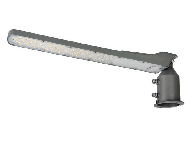 Street luminaire with twilight sensor LED 230V 100W 10 000lm, 140° x 70° 4000K, grey, FLAMINGO, IP65, IK08 206984 5905378206984