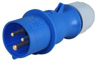 PLUG, FREE, 240V, 16A, 2P+E 21001-TLS
