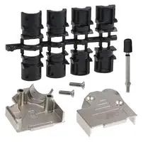 D SUB, HOOD, 45DEG, DE, ZINC 8655MHRA0901KLF