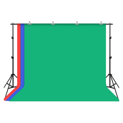 Puluz 2x3m photo backdrop set/stand + photo backdrops 3 pcs PKT5205, Puluz PKT5205