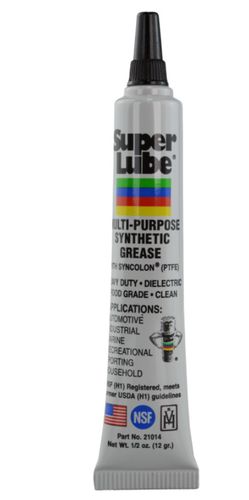 12G SUPER LUBE® MULTI-PURPOSE SYNTHETIC GREASE WITH SYNCOLON® (PTFE) 21014 0082353210145