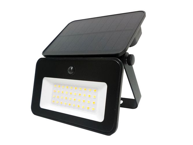 LED floodlight with solar panel and motion sensor FLOWLITE, 1000lm, CCT, 2130mAh 211346 5905378211346