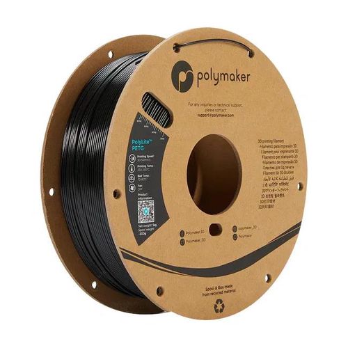 Filament Polymaker PolyLite PETG 1,75mm 1kg - Black PLM-22706 6938936710035