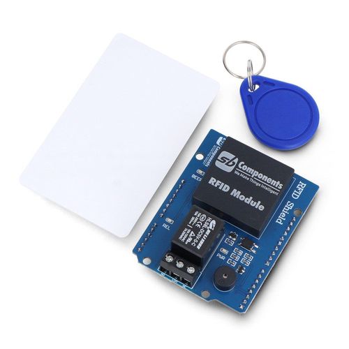 Ardi RFID - RFID overlay for Arduino Uno + card and key ring - SB Components SKU27194 SBC-23659 5055652927200