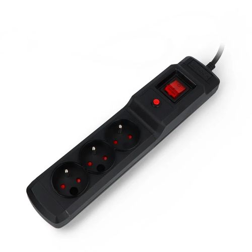 Power strip with protection Arcon M3 black - 3 sockets - 1,5m AAC-18583 5904722197831