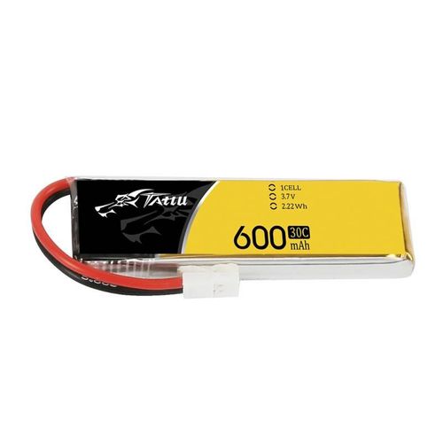 Tattu 600mAh 3.7V 30C 1S1P Molex battery (1pc), Tattu TAA6001S30ML1