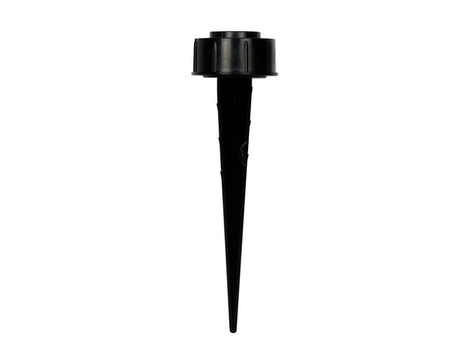 Solar Garden Light 3000K 170lm 2Ah USB-C Round IP54 Black PRIME 217584 5905378217584