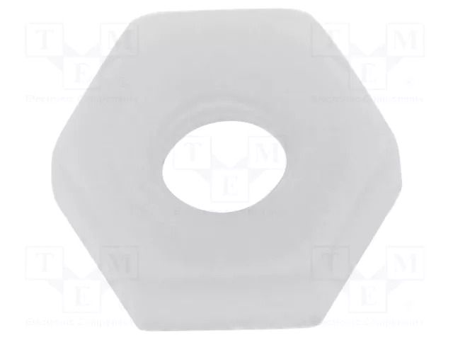 Nut; hexagonal; M2; polyamide; H: 1.4mm; 4mm FIX&FASTEN FIX-M2