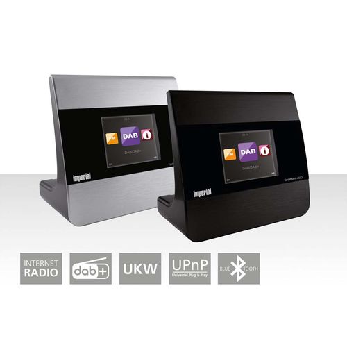 DABMAN i400 Compact Hybrid Radio DAB+ / FM / Internet / Bluetooth Black 22-241-00 4024035222417
