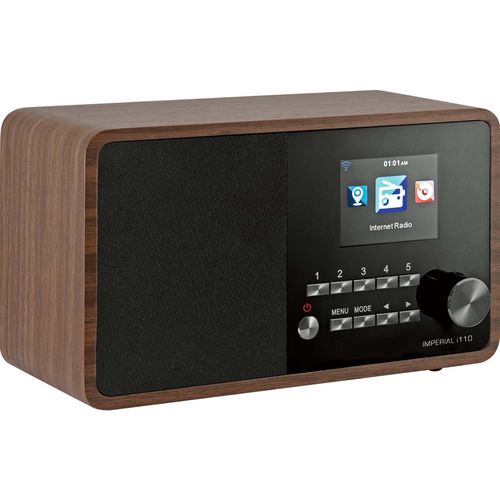 i110 Wi-Fi Internet Radio with Media Player Function Wood Look 22-320-00 4024035223209