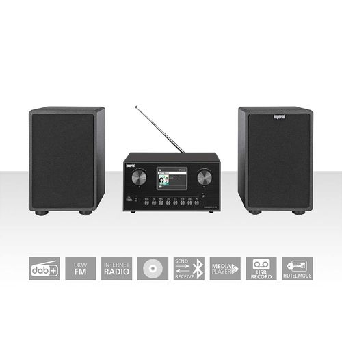 DABMAN i310 CD Hybrid micro Hi-fi System DAB+ / FM / Internet / Bluetooth Black 22-329-00 4024035290003