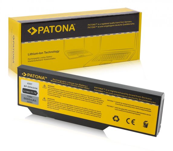 Battery f. Medion MD96144 MD96217 MD96287 MD96305 MD96363 MD96380, PATONA 2209 4260284320201