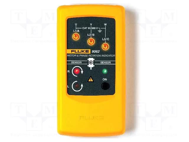 Tester: phase sequence; LED; 120÷400VAC; Freq: 2÷400Hz; IP40 FLUKE FLK-9062