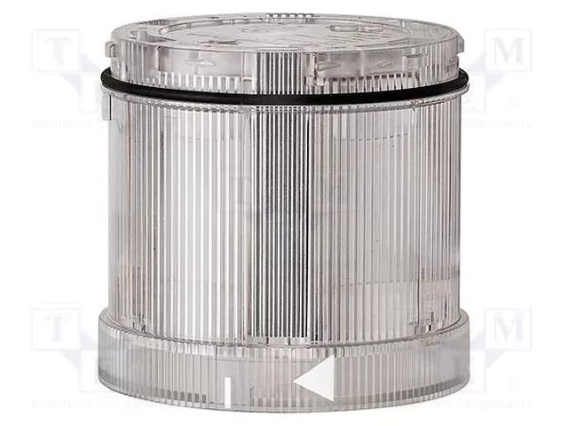Module: light signaller; white; LED; 24VDC; 24VAC; IP65; Ø70x65mm WERMA WER-64441075